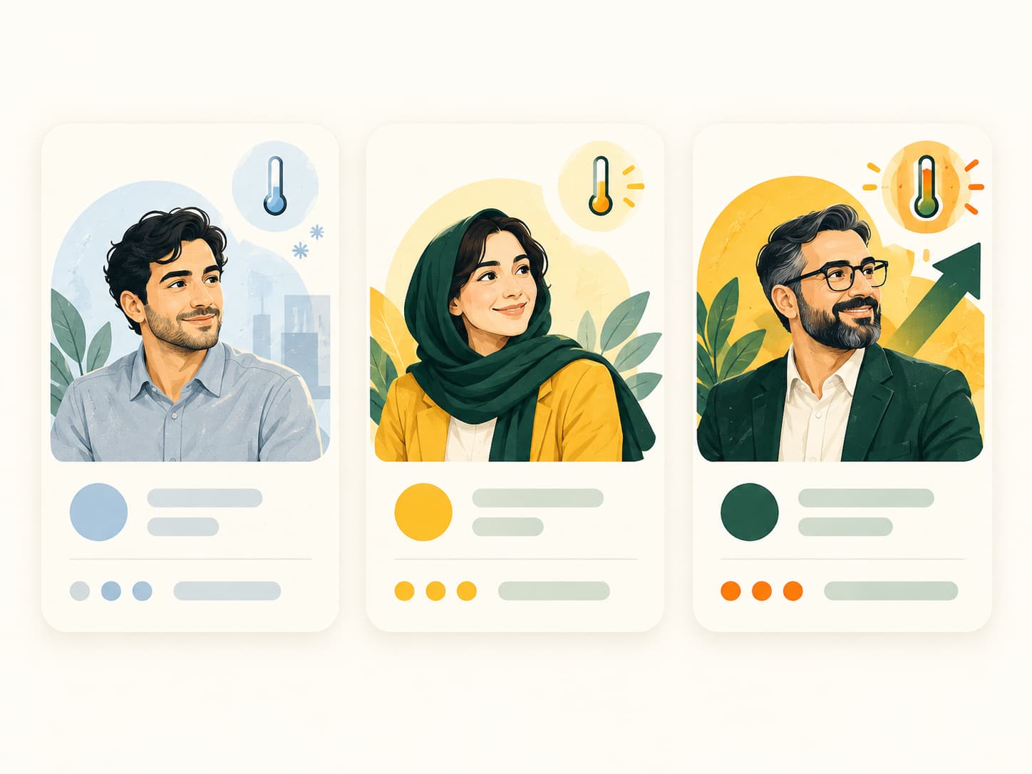 امتیازدهی سرنخها: سرد، گرم، داغ